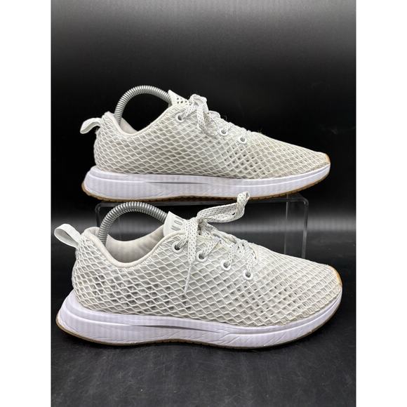 NOBULL Shoes - NOBULL Shoes Womens Size 8.5 Men 7 Diamond Mesh Knit Runner Crossfit White